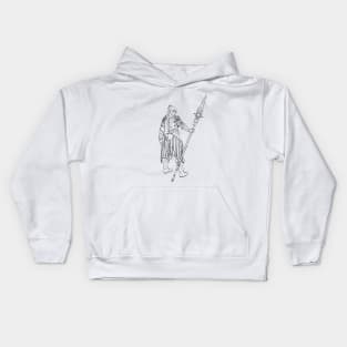 Shadowheart - lines Kids Hoodie